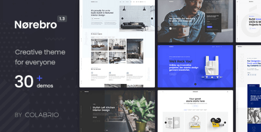 Norebro v1.3.1 - Creative Multipurpose WordPress Theme