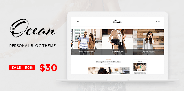 Ocean v1.1 - Exquisite WordPress Blog