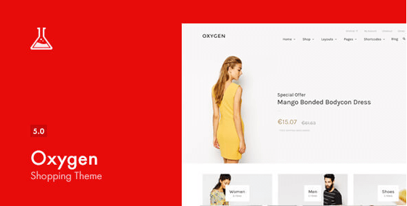 Oxygen v5.0.5 - WooCommerce WordPress Theme