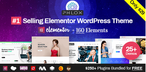 Phlox Pro v5.0.11 - Elementor MultiPurpose WordPress Theme