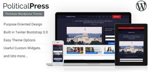 Political Press v1.4 - Responsive WordPress Theme