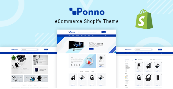Ponno - Electronics eCommerce Shopify Theme + RTL + Dropshipping