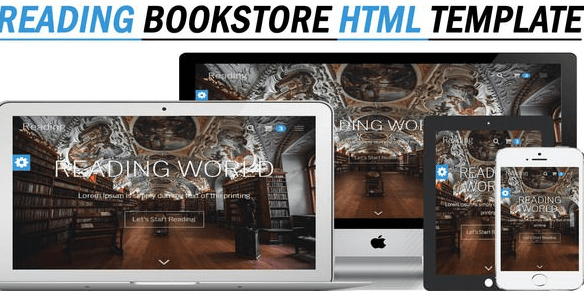 Reading - Bookstore Responsive HTML Template