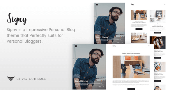 Signy v1.3.2 - A Personal Blog WordPress Theme