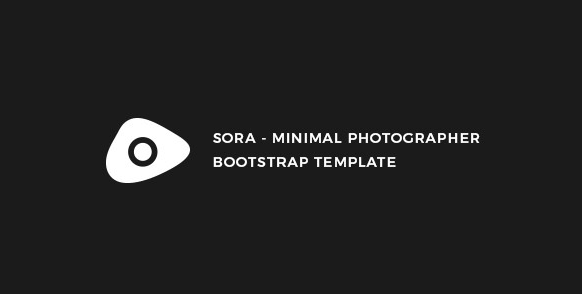 Sora - Minimal Photographer Template