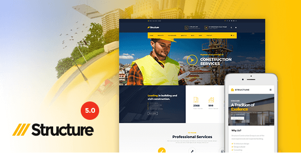 Structure v5.7.1 - Construction WordPress Theme