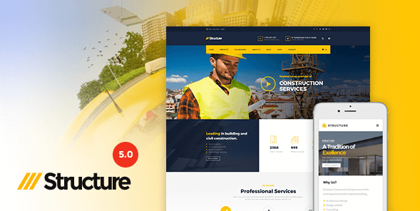 Structure v5.7.2 - Construction WordPress Theme