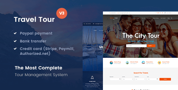 Travel Tour v3.0.3 - Tour Booking, Travel Booking Theme