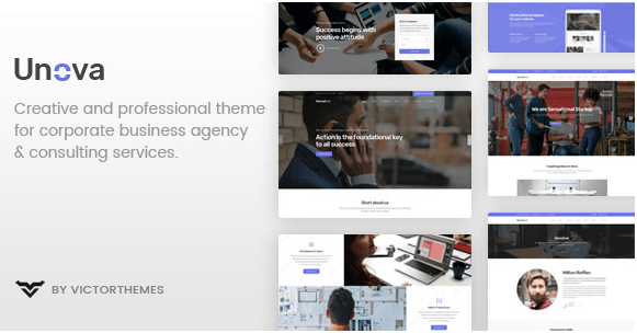 Unova v1.3 - Consulting Business WordPress Theme