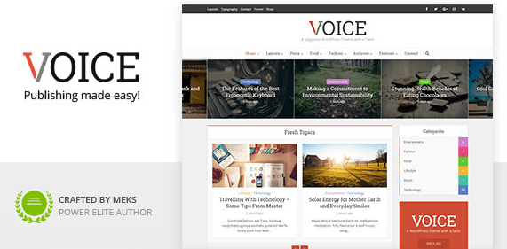 Voice v2.8.1 - Clean News/Magazine WordPress Theme