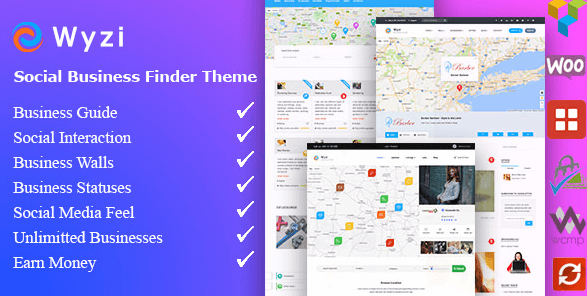WYZI v2.1.9.3 - Social Business Finder Directory Theme