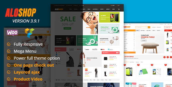 Alo Shop v3.9.1 - Mega Market RTL Responsive Theme