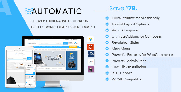 Automatic v1.9 - WooCommerce Theme for Electronic