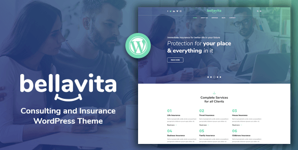 Bellavita v1.1.2 - Insurance & Finance WordPress Theme
