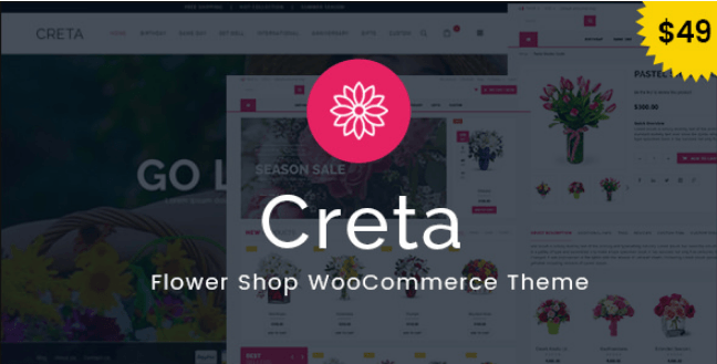 Creta v3.0 - Flower Shop WooCommerce WordPress Theme