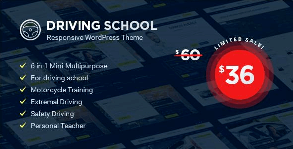 Driving School v1.2.0 - WordPress Theme