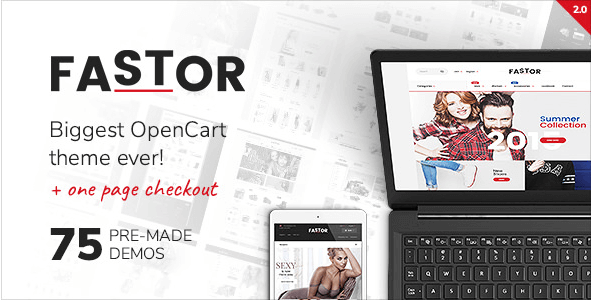 Fastor v2.0 - Multipurpose Responsive Opencart Theme
