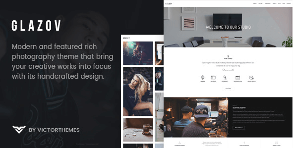Glazov v1.2 - Photography WordPress Theme