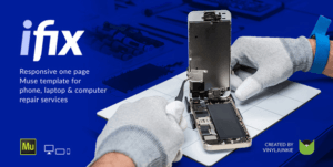 iFix - Phone, Tablet & Electronic Repair Service Responsive Muse Template