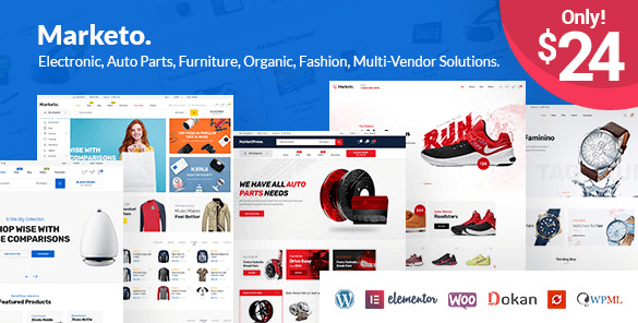 Marketo v1.3.2 - ECommerce & Multivendor Theme