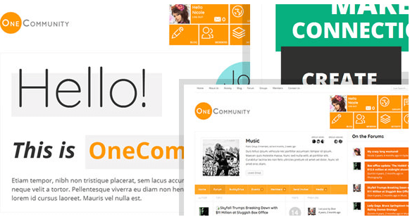 OneCommunity v2.2 - BuddyPress Community LMS Theme