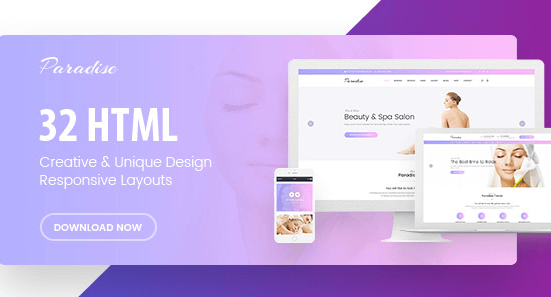 Paradise - Multipurpose HTML Template