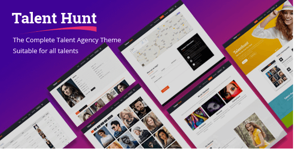 Talent Hunt v1.0.7 - Theme for Model Talent Management Services