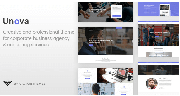 Unova v1.4 - Consulting Business WordPress Theme