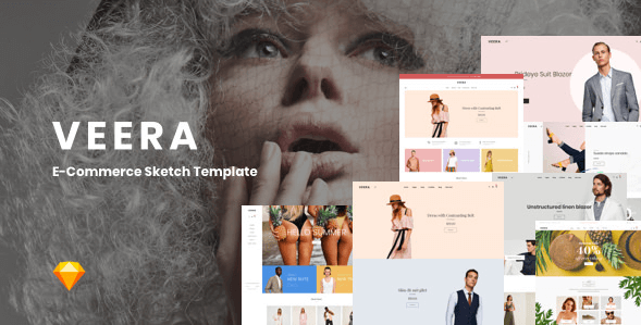 Veera v1.0 - Multipurpose eCommerce Sketch Templates