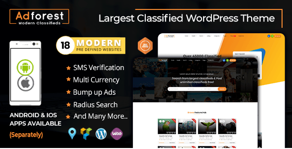 AdForest v3.4.6 - Classified Ads WordPress Theme