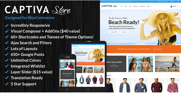 Captiva v2.1 - Responsive WordPress WooCommerce Theme