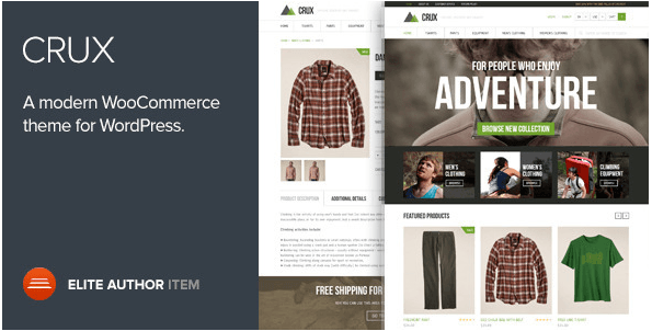 Crux v2.0.0 - Modern and lightweight WooCommerce theme