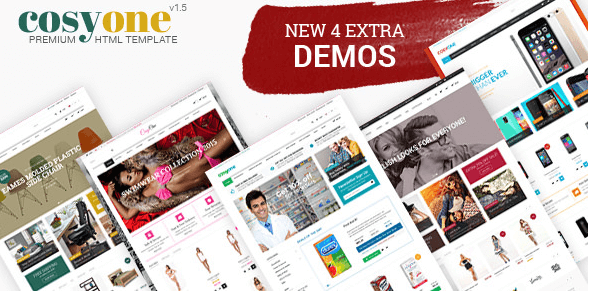 CosyOne v1.5 - Furniture, Interior, Drugstore, Lingerie, Electronics, Clothing HTML Template