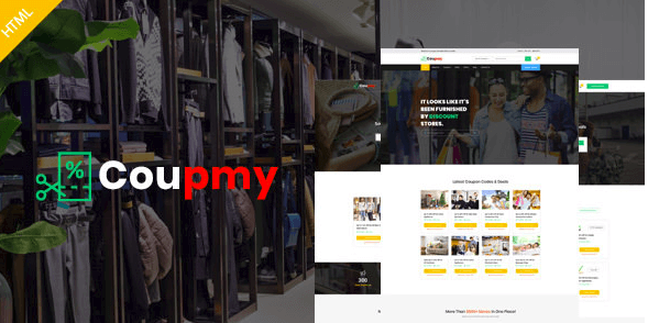 Coupmy - Coupons, Affiliates, Offers, Deals, Discounts & Marketplace HTML Template