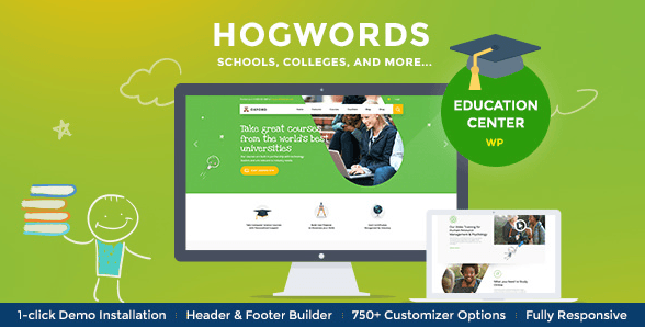 Hogwords v1.0 - Education Center WordPress Theme