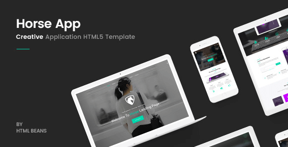 Horse App - HTML Responsive Template