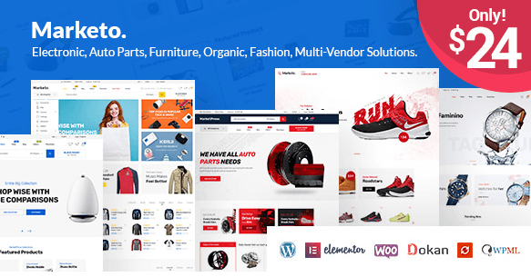 Marketo v1.3.3 - ECommerce & Multivendor Theme