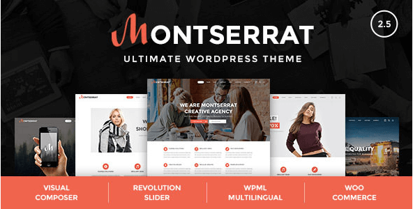 Montserrat v2.5 - Multipurpose Modern WordPress Theme