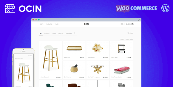 Ocin v1.4.12 - Responsive WordPress WooCommerce Theme