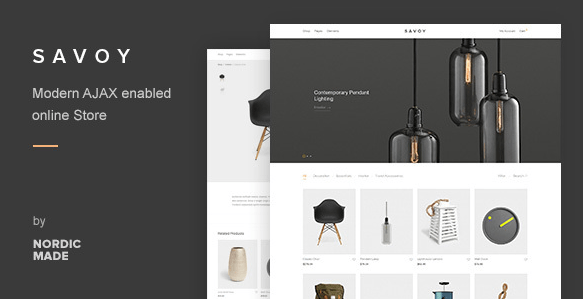 Savoy v2.0.4 - Minimalist AJAX WooCommerce Theme