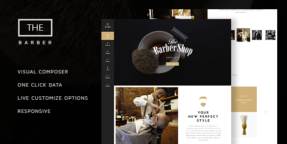 The Barber Shop v1.8 – One Page Theme For Hair Salon