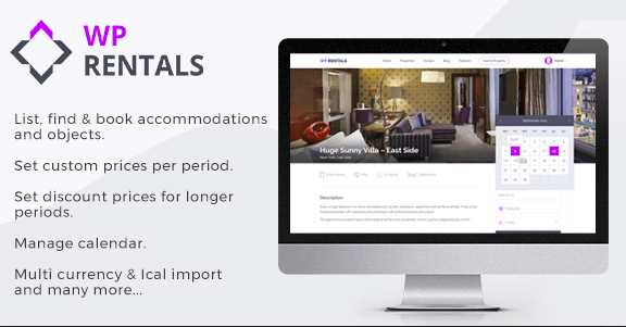 WP Rentals v2.1 - Booking Accommodation WordPress Theme