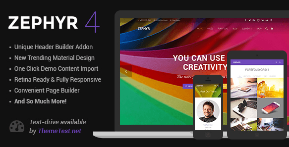 Zephyr v5.2 - Material Design Theme