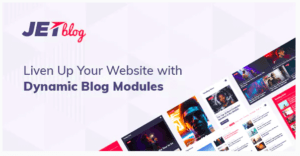 jetblog blogging package for elementor page builder