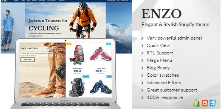 ENZO - SHOPIFY MULTI PURPOSE THEME