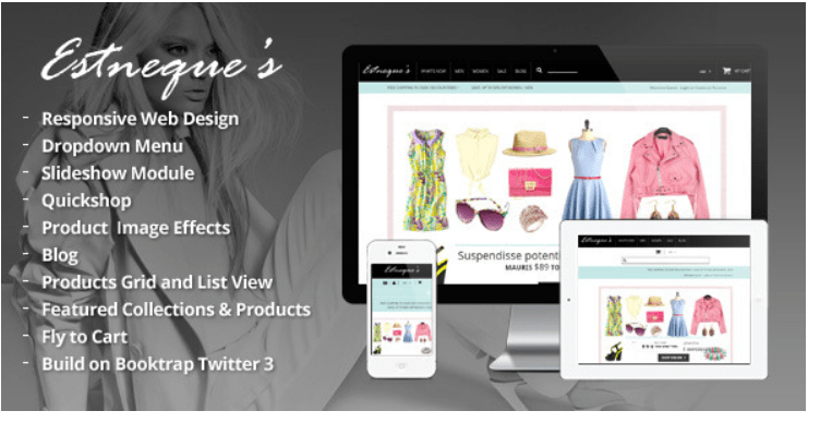 ESTNEQUE - CLOTHING STORE SHOPIFY THEME