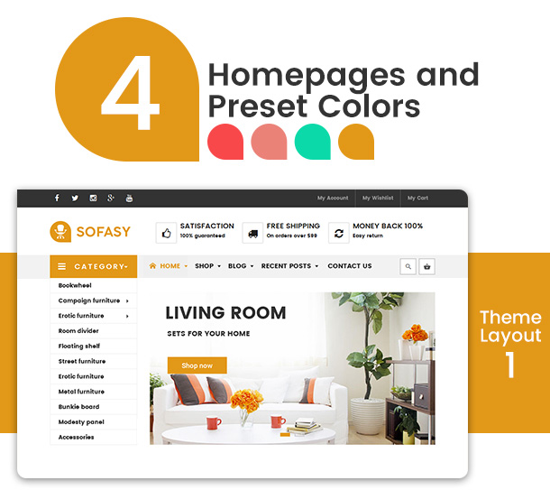 Vina Sofasy - Responsive VirtueMart Joomla Template - 2