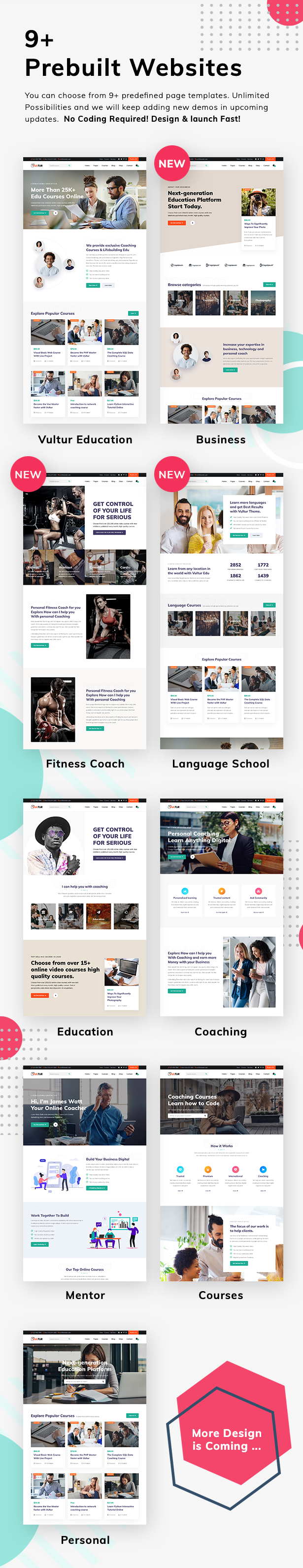 Online courses for coaches and training LMS WordPress - Vultur - 3