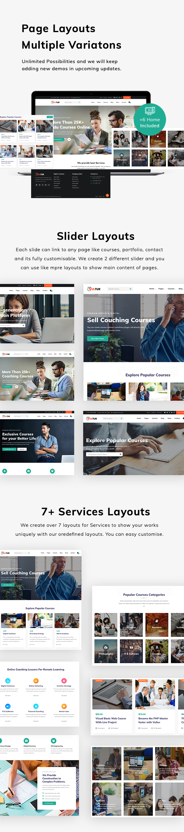 Online courses for coaches and training LMS WordPress - Vultur - 5