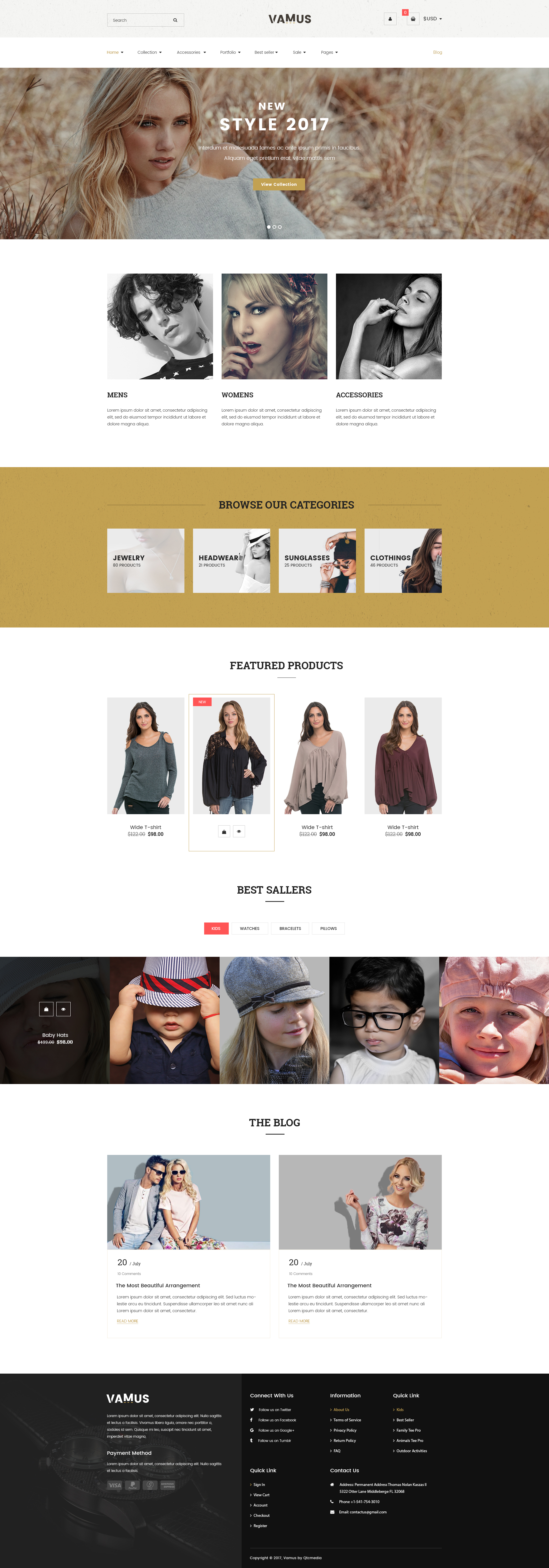 Vamus - Multipurpose eCommerce HTML Template - 1